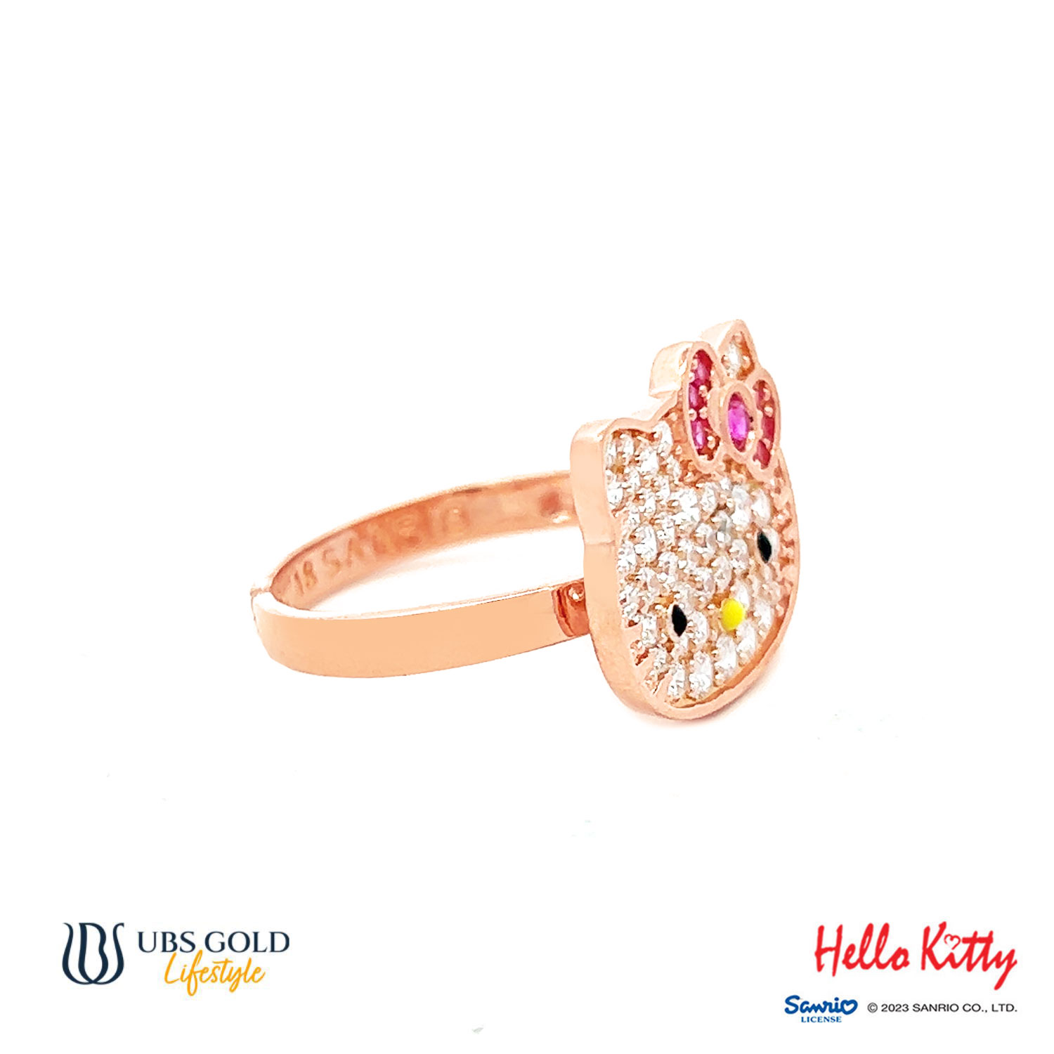 UBS Gold Cincin Emas Sanrio Hello Kitty - Ccz0001 - 17K