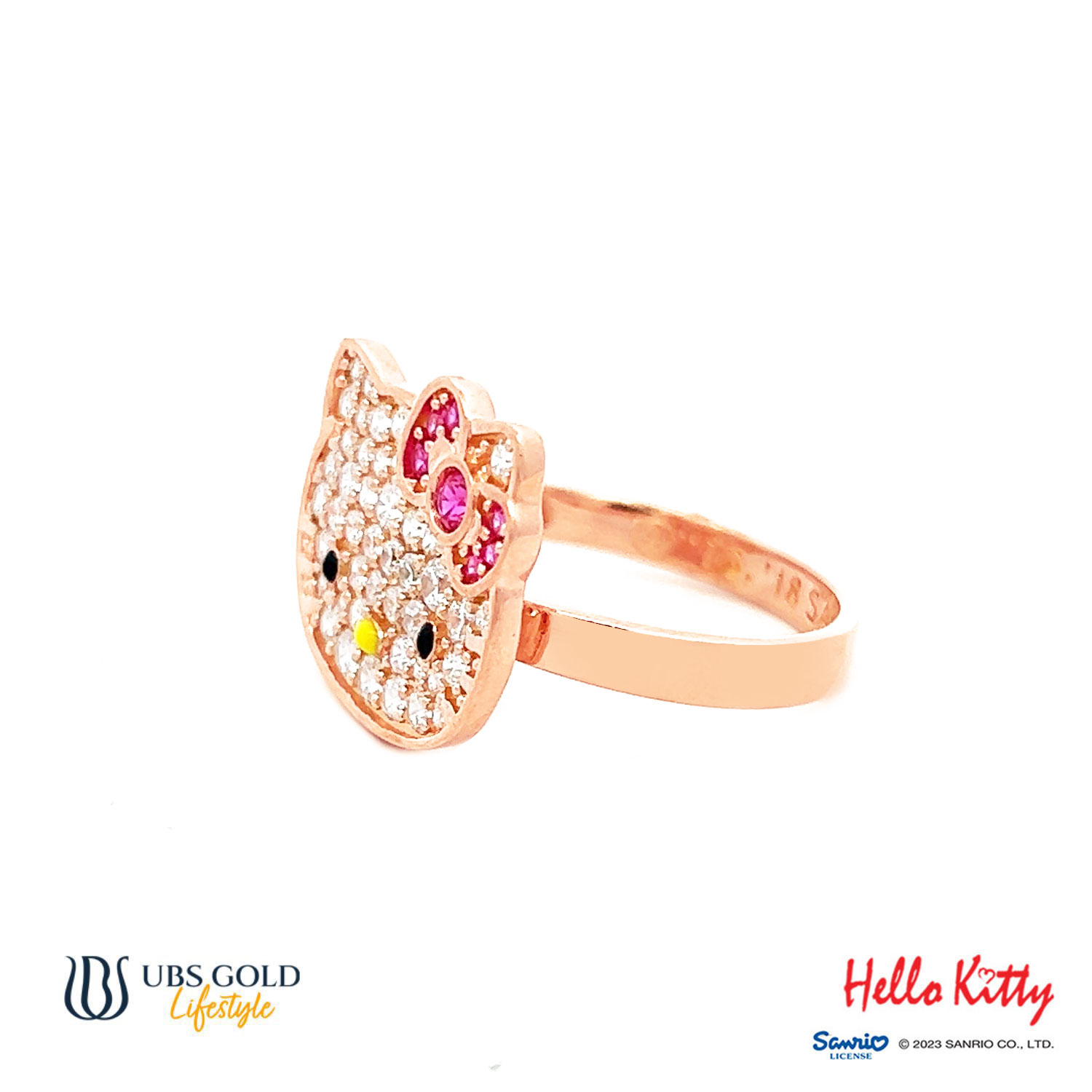 UBS Gold Cincin Emas Sanrio Hello Kitty - Ccz0001 - 17K