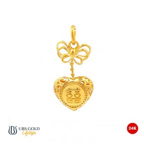 UBS Gold Liontin Emas Shuang Xi - Cdl0121 - 24K