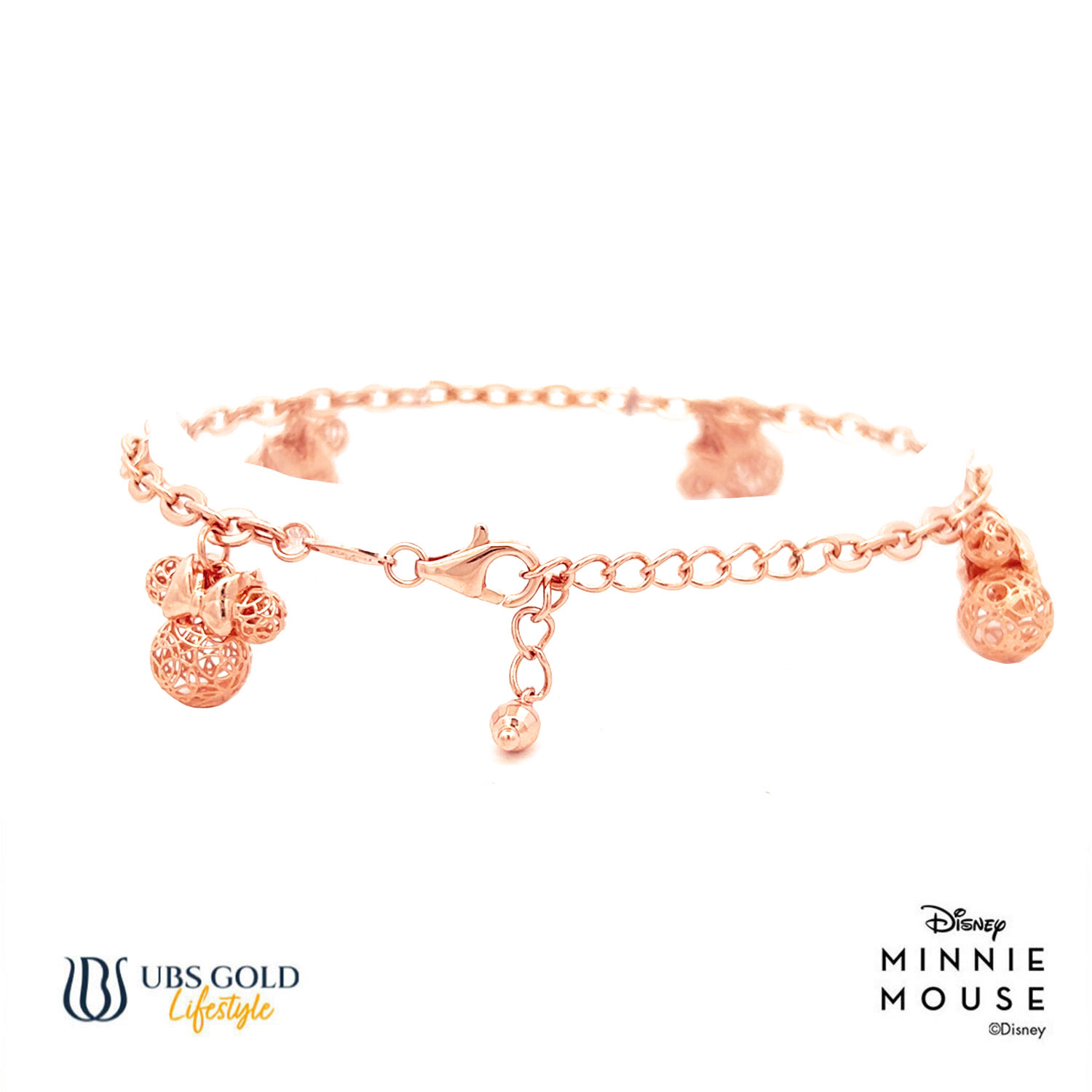 UBS Gold Gelang Emas Disney Minnie Mouse - Hgy0148 - 17K