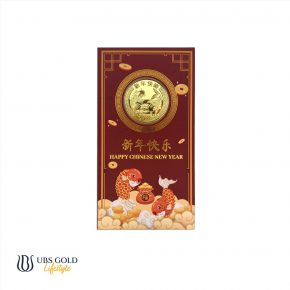 UBS Gold Angpao Chinese New Year Imlek 0.2 Gr
