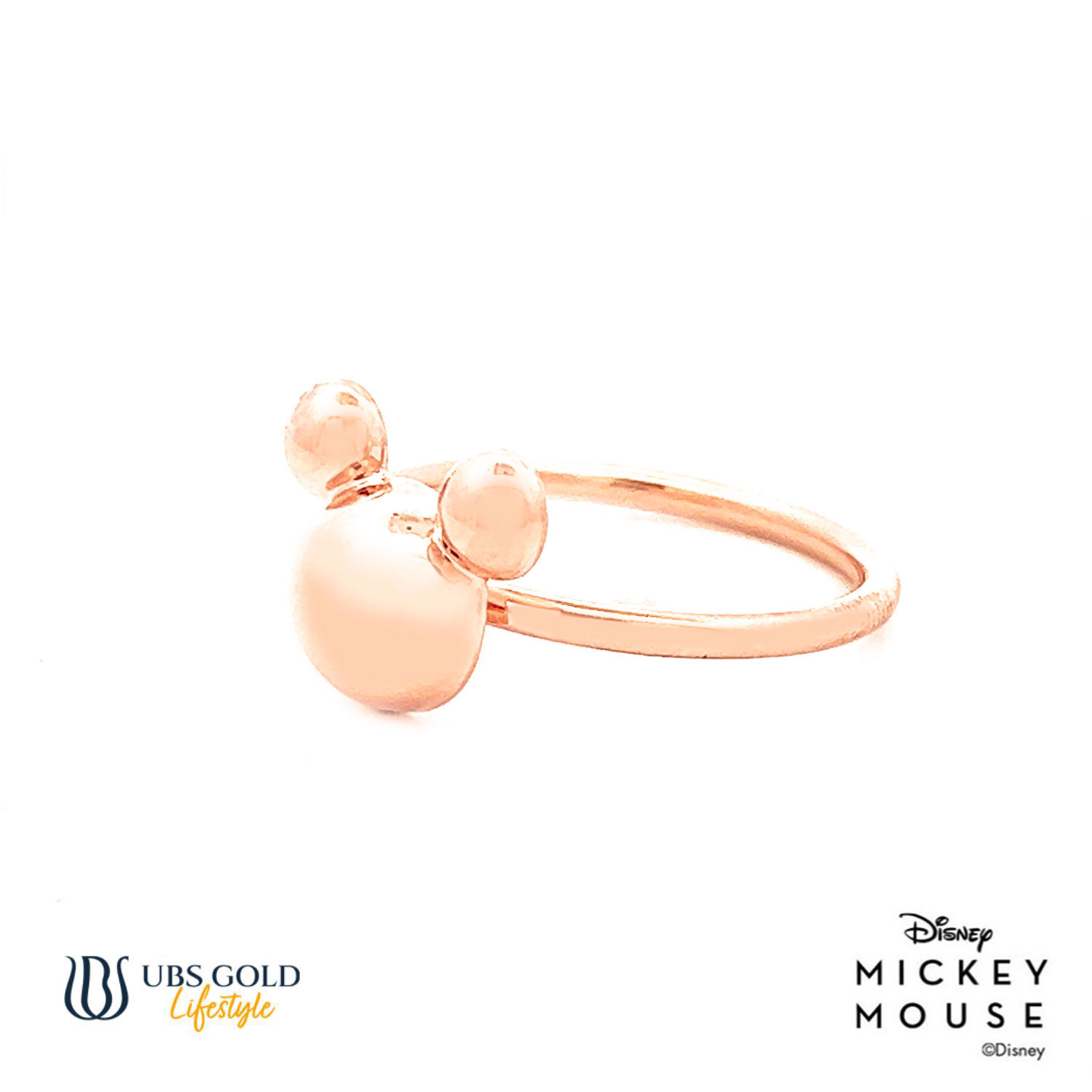 UBS Gold Cincin Emas Disney Mickey Mouse - Acy0021 - 17K