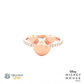 UBS Gold Cincin Emas Disney Mickey Mouse - Ccy0202 - 17K