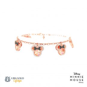 UBS Gold Gelang Emas Disney Minnie Mouse Rainbow - Hgy0153 - 17K