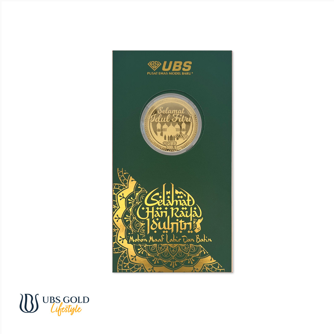 UBS Gold Angpao Selamat Idul Fitri 0.2 Gr (HA)