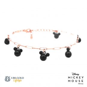 UBS Gold Gelang Emas Disney Mickey Mouse - Kgy0099 - 17K