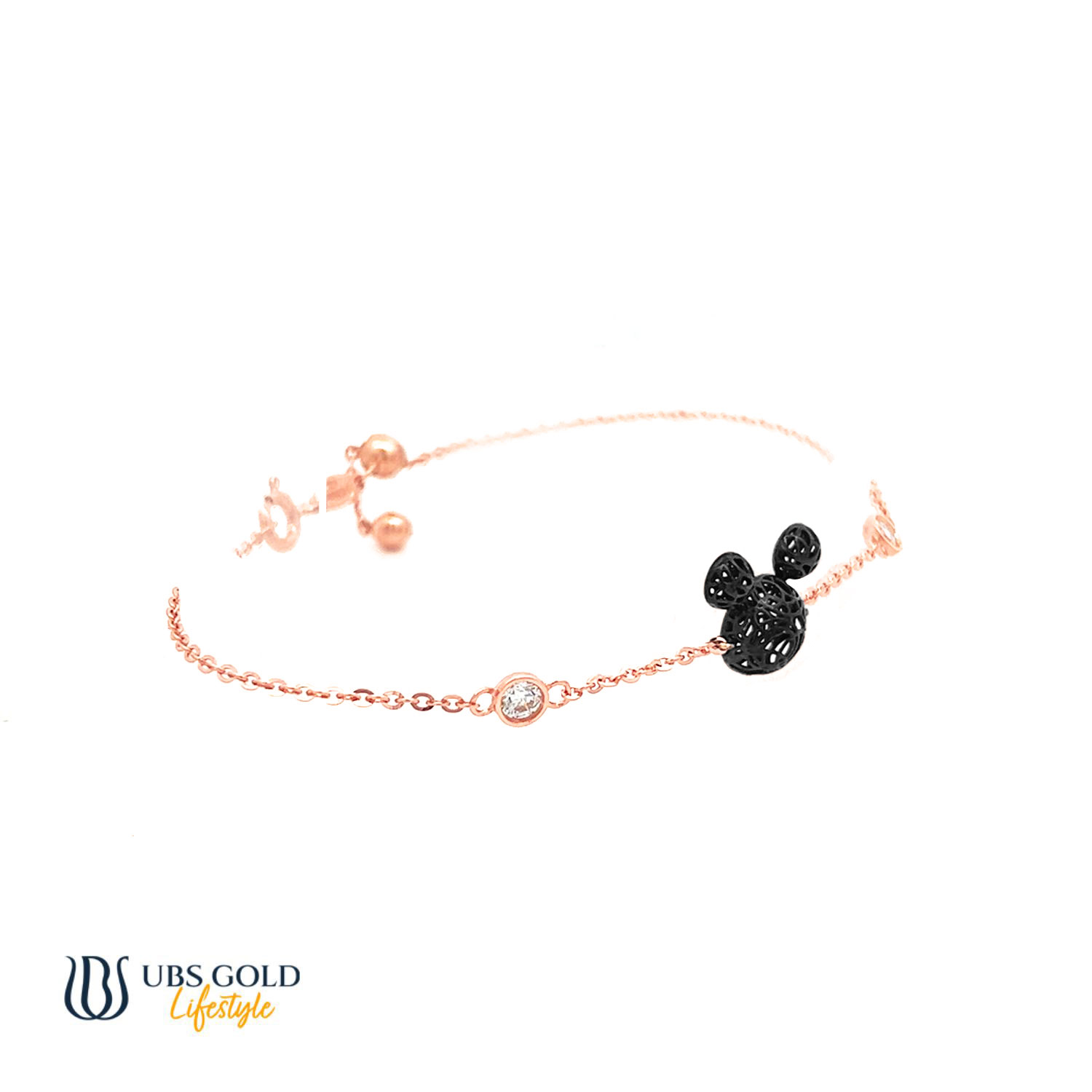 UBS Gold Gelang Emas Disney Mickey Mouse - Kgy0103 - 17K