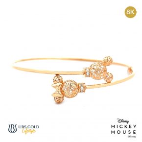 UBS Gold Gelang Emas Disney Mickey Minnie Mouse - Vgy0140K - 8K