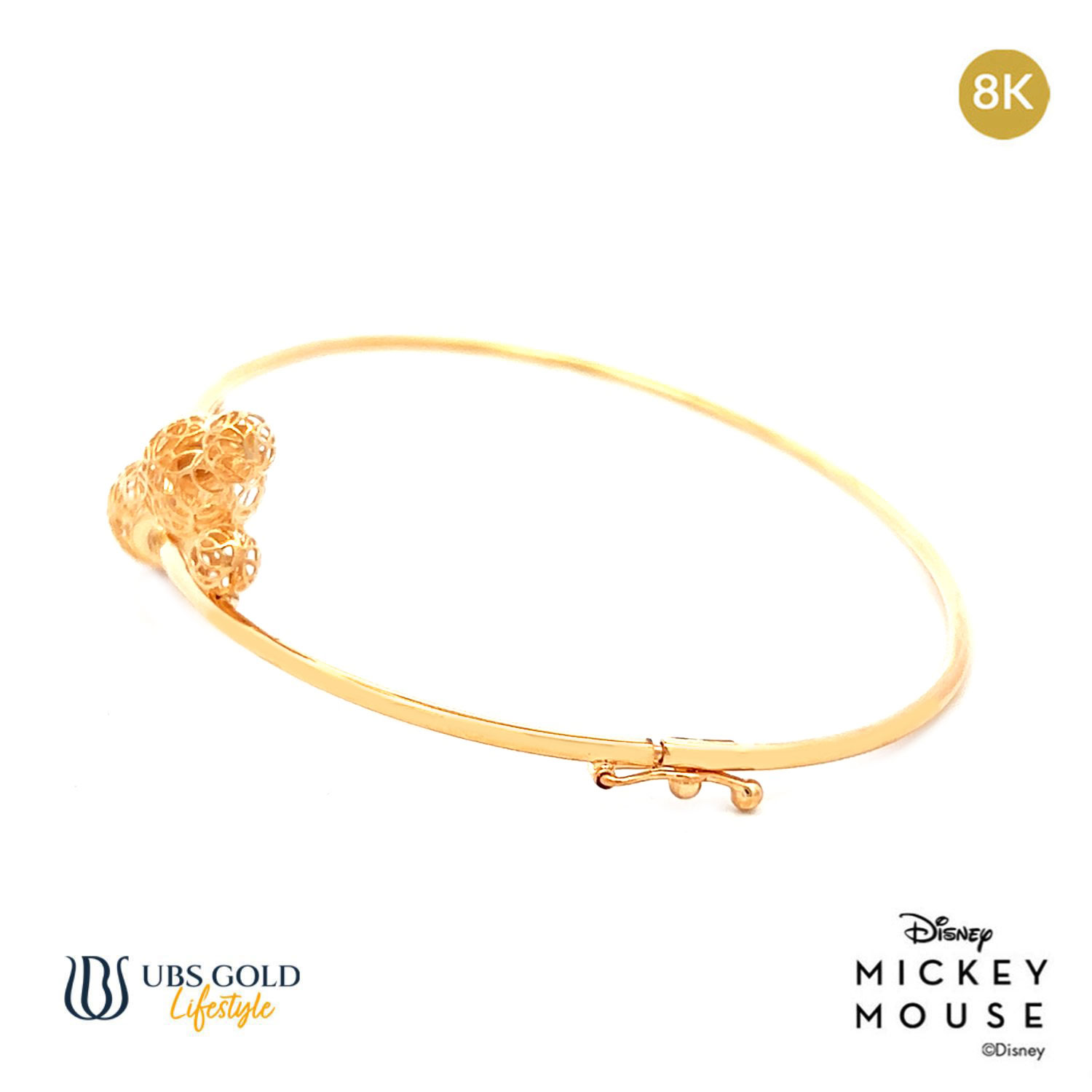 UBS Gold Gelang Emas Disney Mickey Minnie Mouse - Vgy0140K - 8K