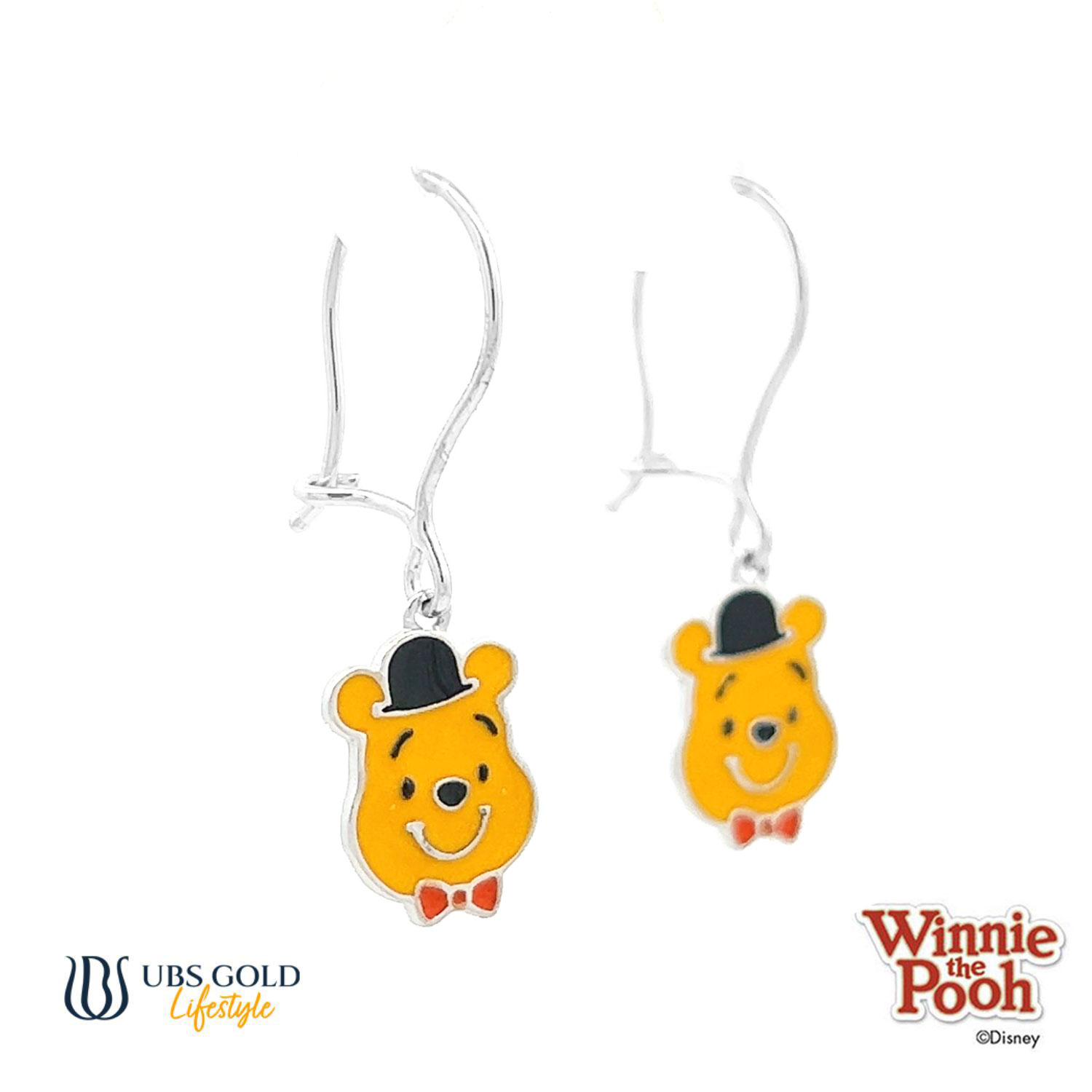 UBS Gold Anting Emas Anak Disney Winnie The Pooh - Aay0058 - 17K