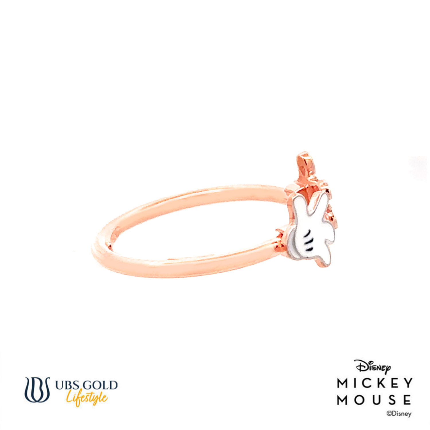 UBS Gold Cincin Emas Disney Mickey Mouse - Acy0016 - 17K