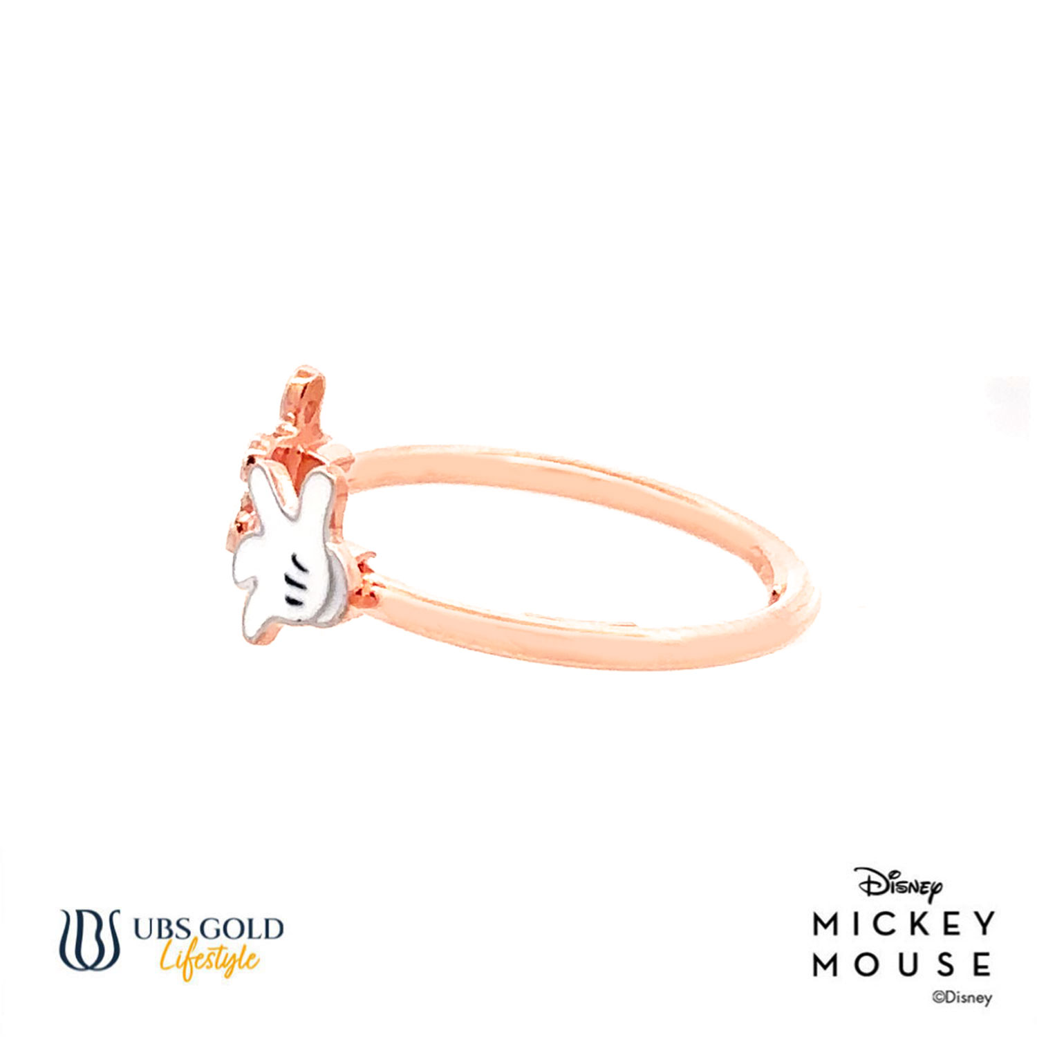 UBS Gold Cincin Emas Disney Mickey Mouse - Acy0016 - 17K