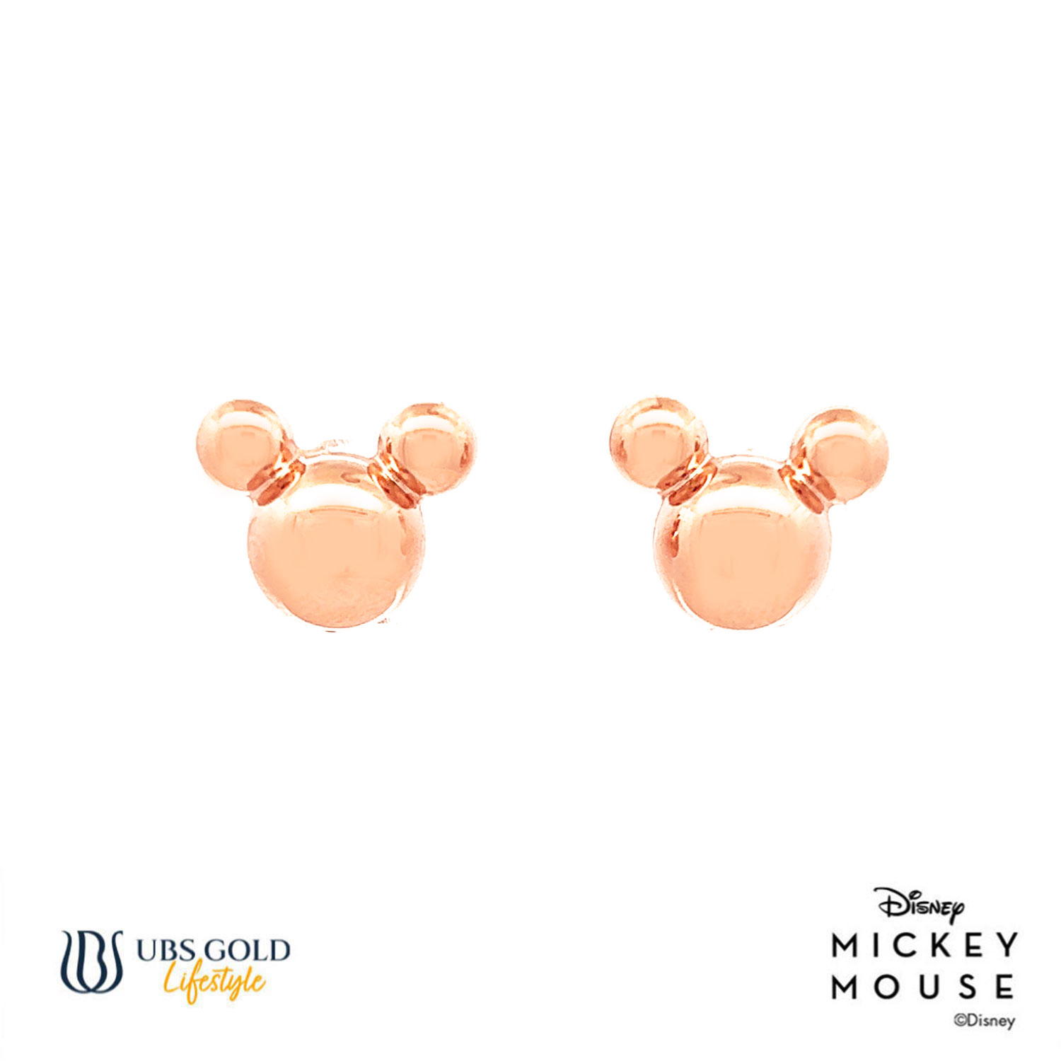 UBS Gold Anting Emas Disney Mickey Mouse - Awy0023 - 17K