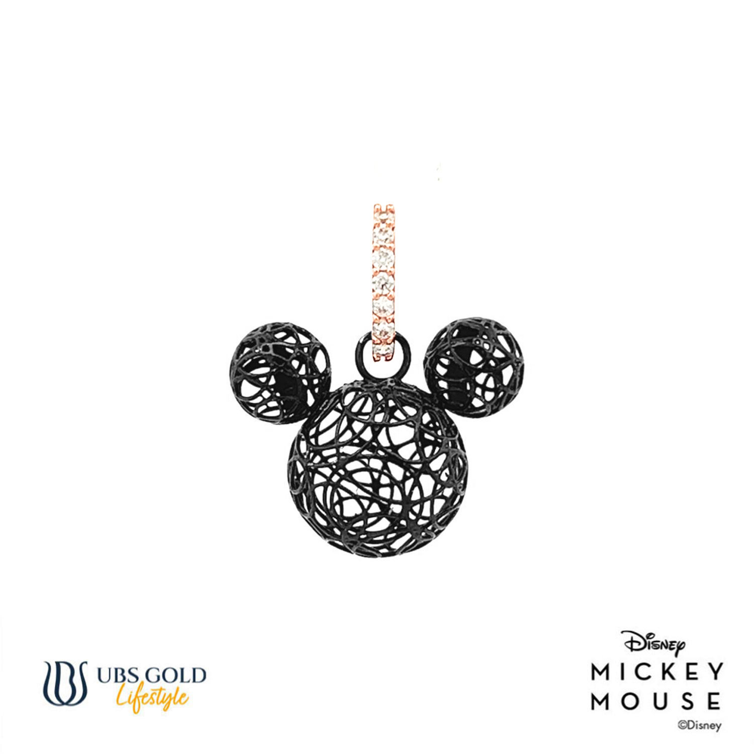 UBS Gold Liontin Emas Disney Mickey Mouse - Cly0023 - 17K