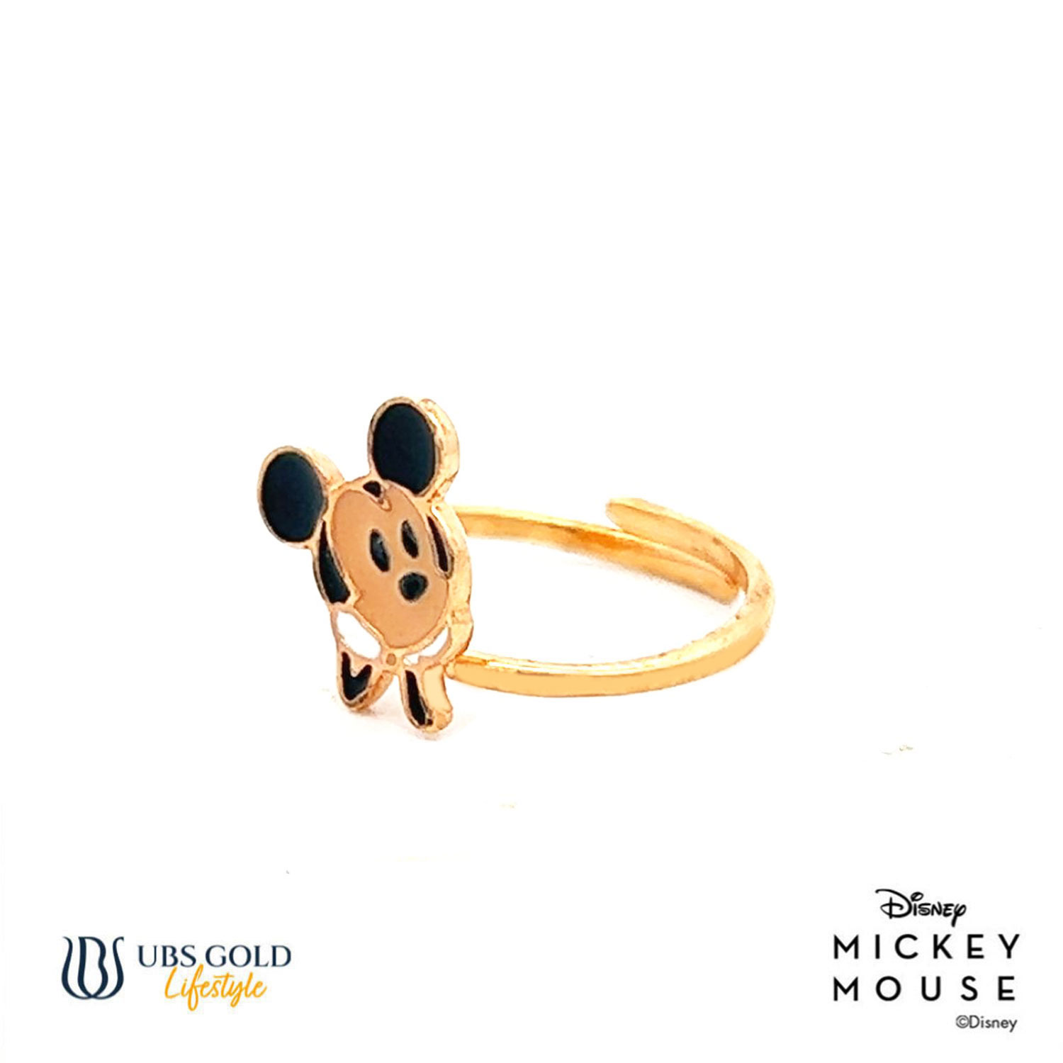 UBS Gold Cincin Emas Bayi Disney Mickey Mouse - Cny0020 - 17K