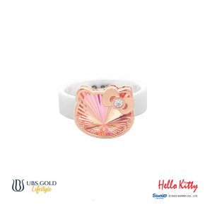 UBS Gold Cincin Emas Sanrio Hello Kitty Rainbow - Ecz0001W - 17K