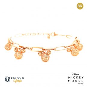 UBS Gold Gelang Emas Disney Mickey Mouse - Hgy0147K - 8K
