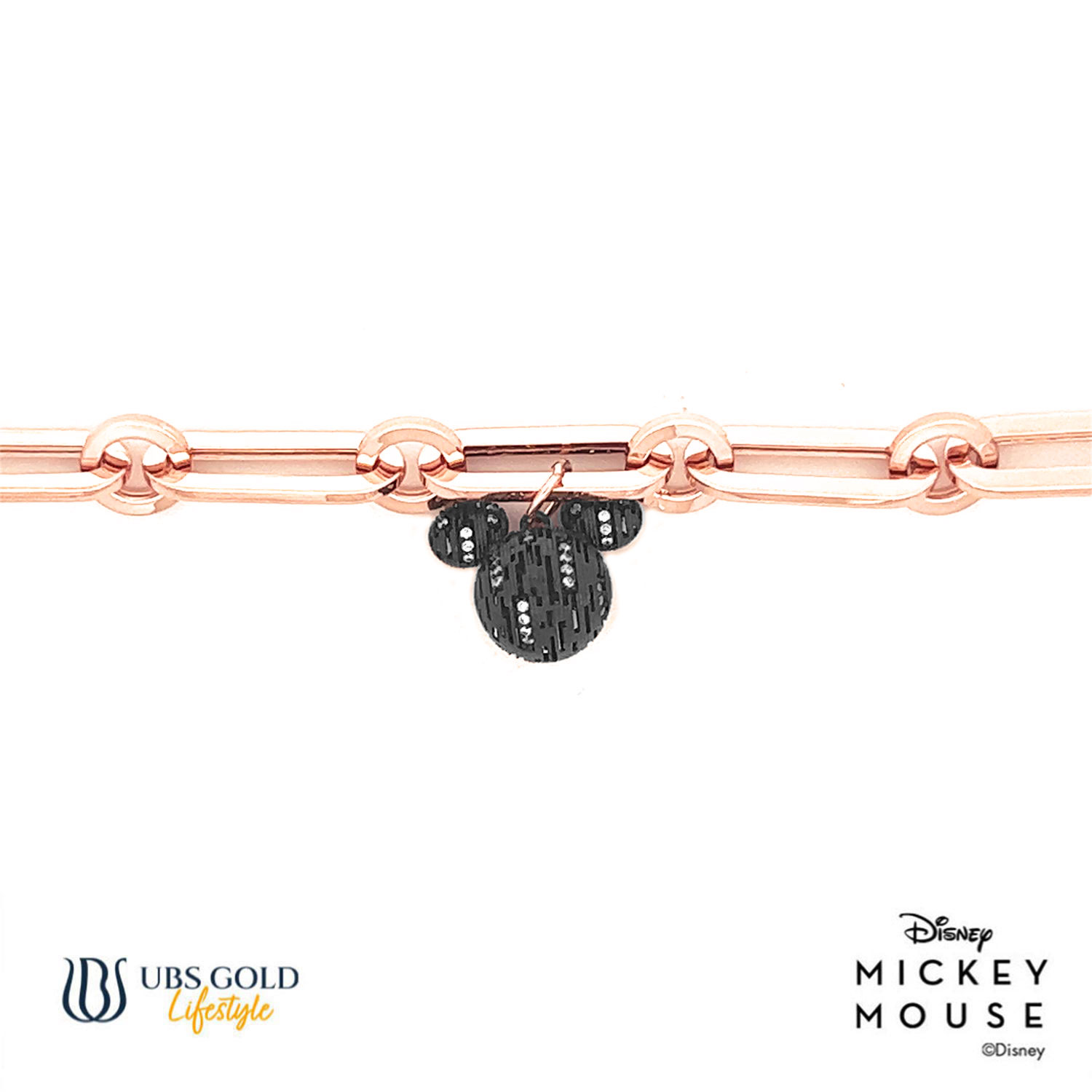 UBS Gold Gelang Emas Disney Mickey Mouse - Hgy0162 - 17K