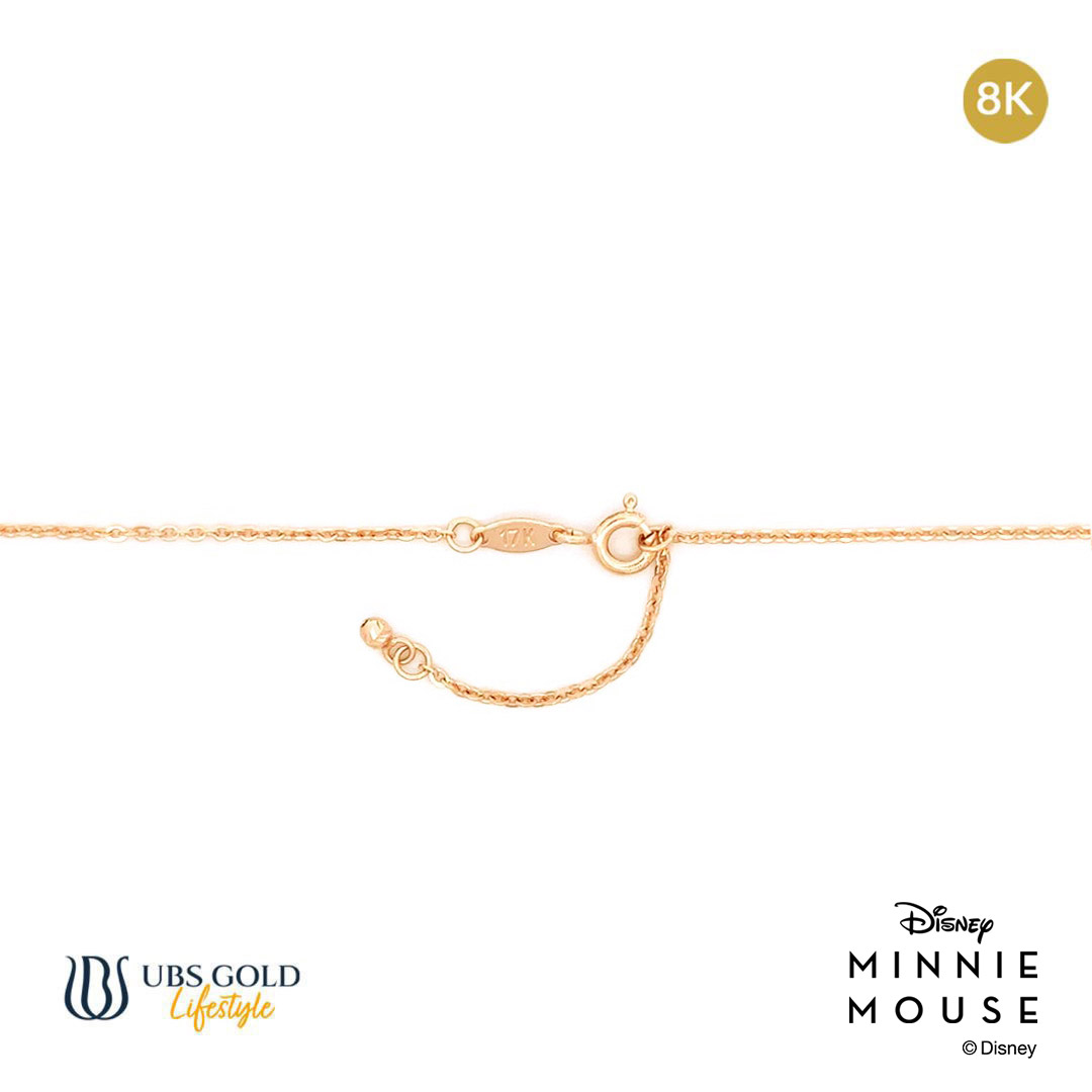 UBS Gold Kalung Emas Disney Minnie Mouse Rainbow - Kky0458K - 8K