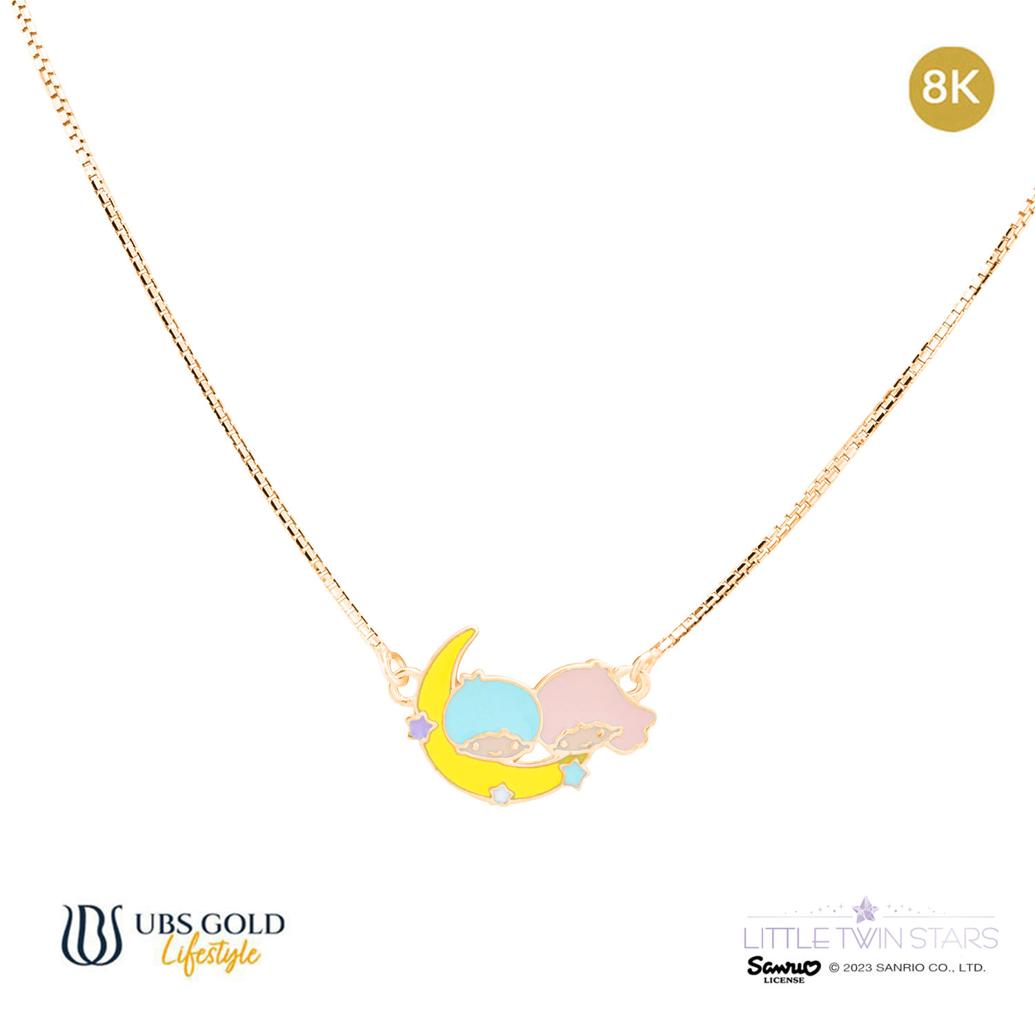 UBS Gold Kalung Emas Anak Sanrio Little Twin Stars - Kkz0052K - 8K