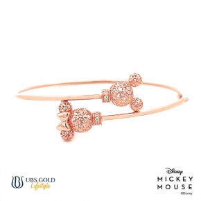 UBS Gold Gelang Emas Disney Mickey Minnie Mouse - Vgy0140 - 17K