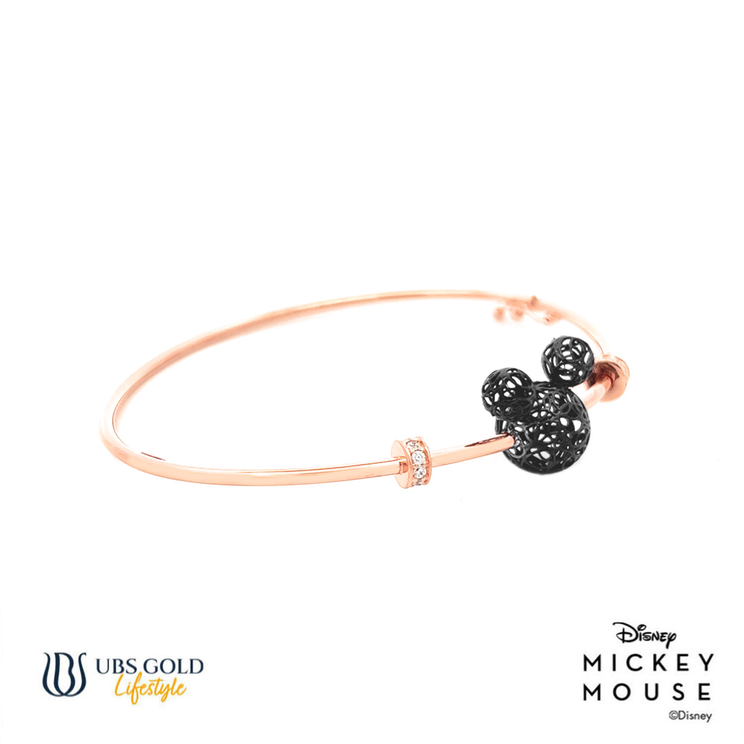 UBS Gold Gelang Emas Disney Mickey Mouse - Vgy0143 - 17K