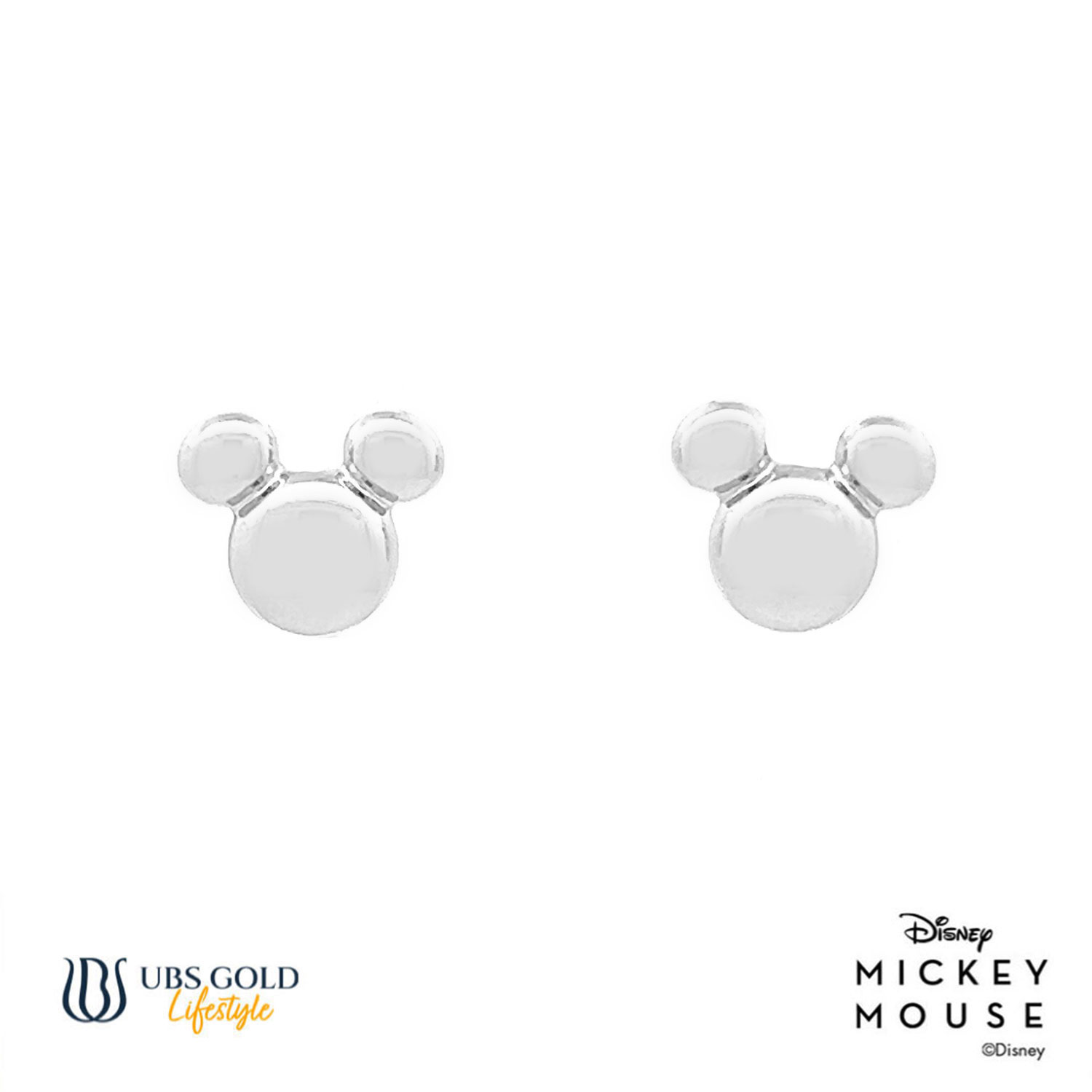 UBS Gold Anting Emas Disney Mickey Mouse - Awy0027 - 17K