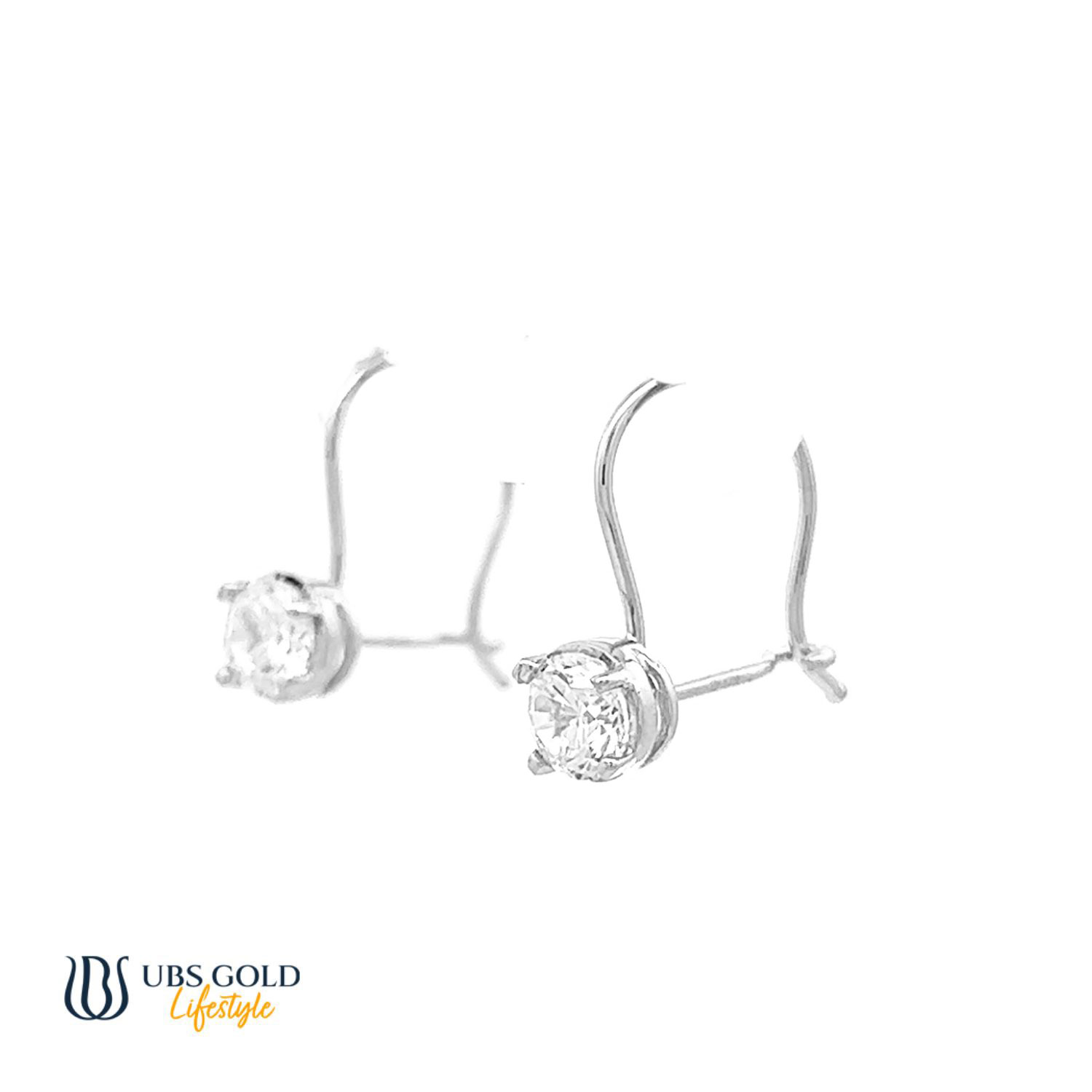 UBS Gold Anting Emas Solitaire - Cab0011 - 17K