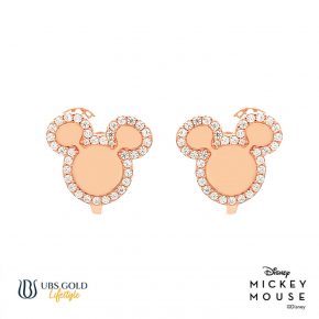 UBS Gold Anting Emas Disney Mickey Mouse - Cay0028 - 17K