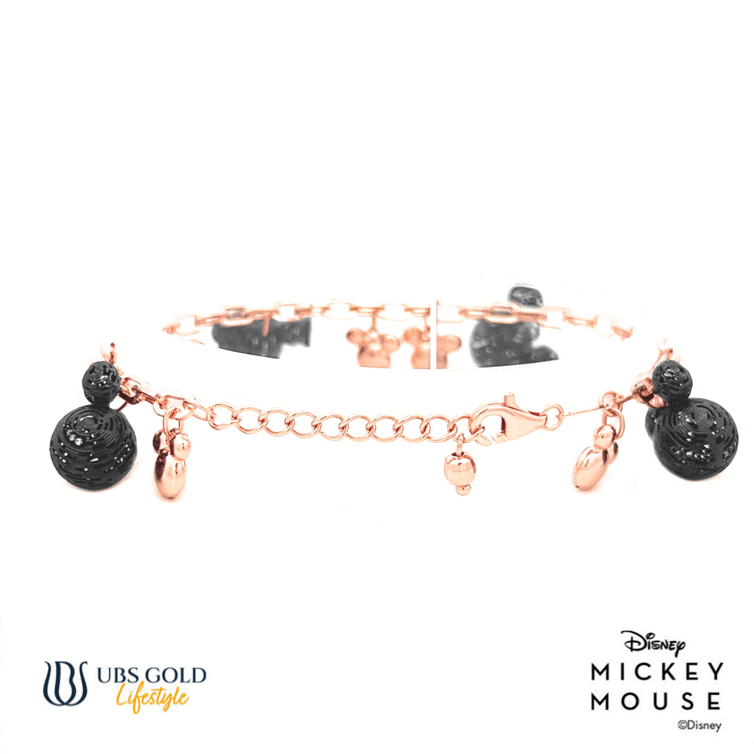 UBS Gold Gelang Emas Disney Mickey Mouse - Hgy0143 - 17K