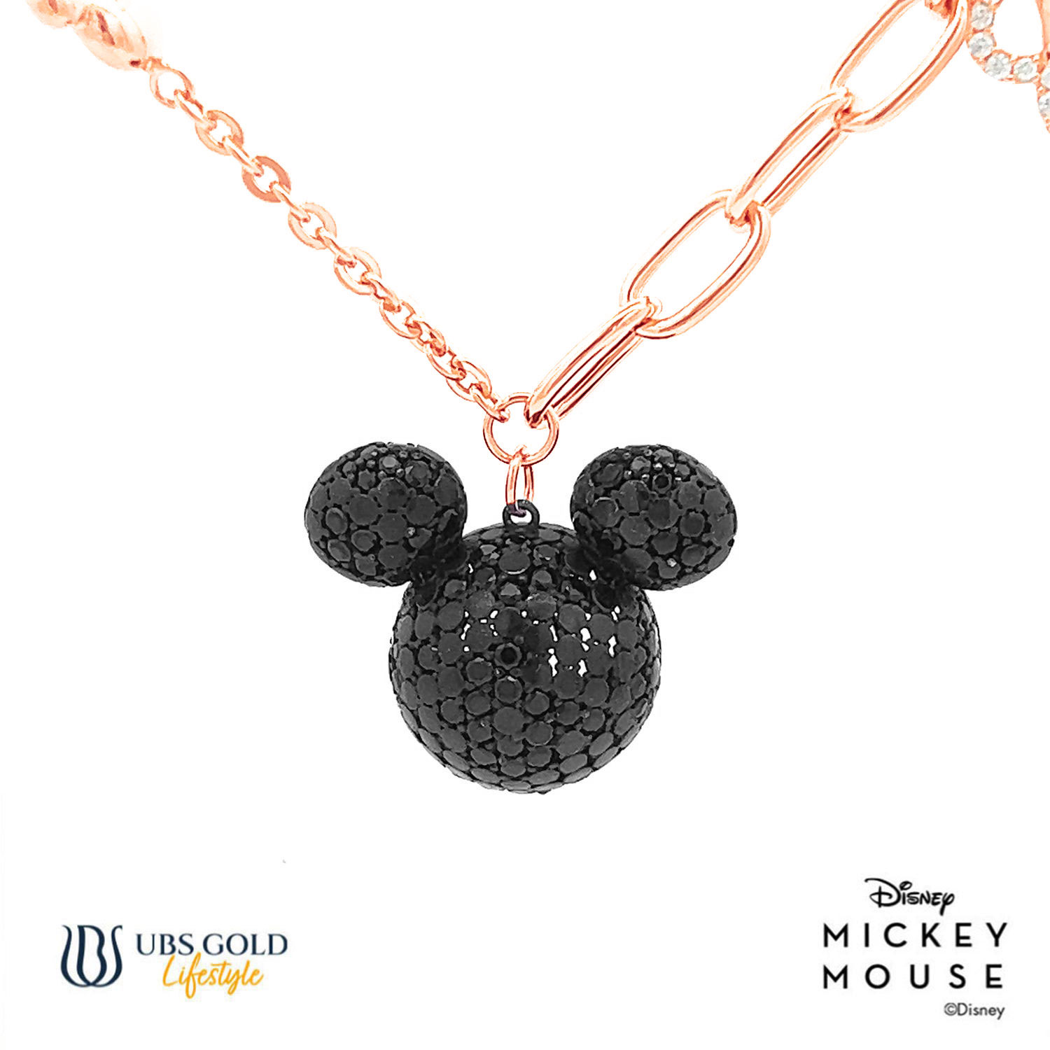 UBS Gold Kalung Emas Disney Mickey Mouse - Hky0210 - 17K
