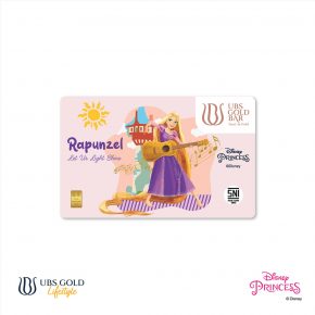 UBS Gold Logam Mulia Disney Princess Rapunzel 0.1 Gr
