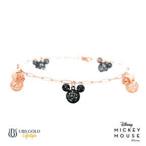 UBS Gold Gelang Emas Disney Mickey Minnie Mouse - Kgy0109 - 17K