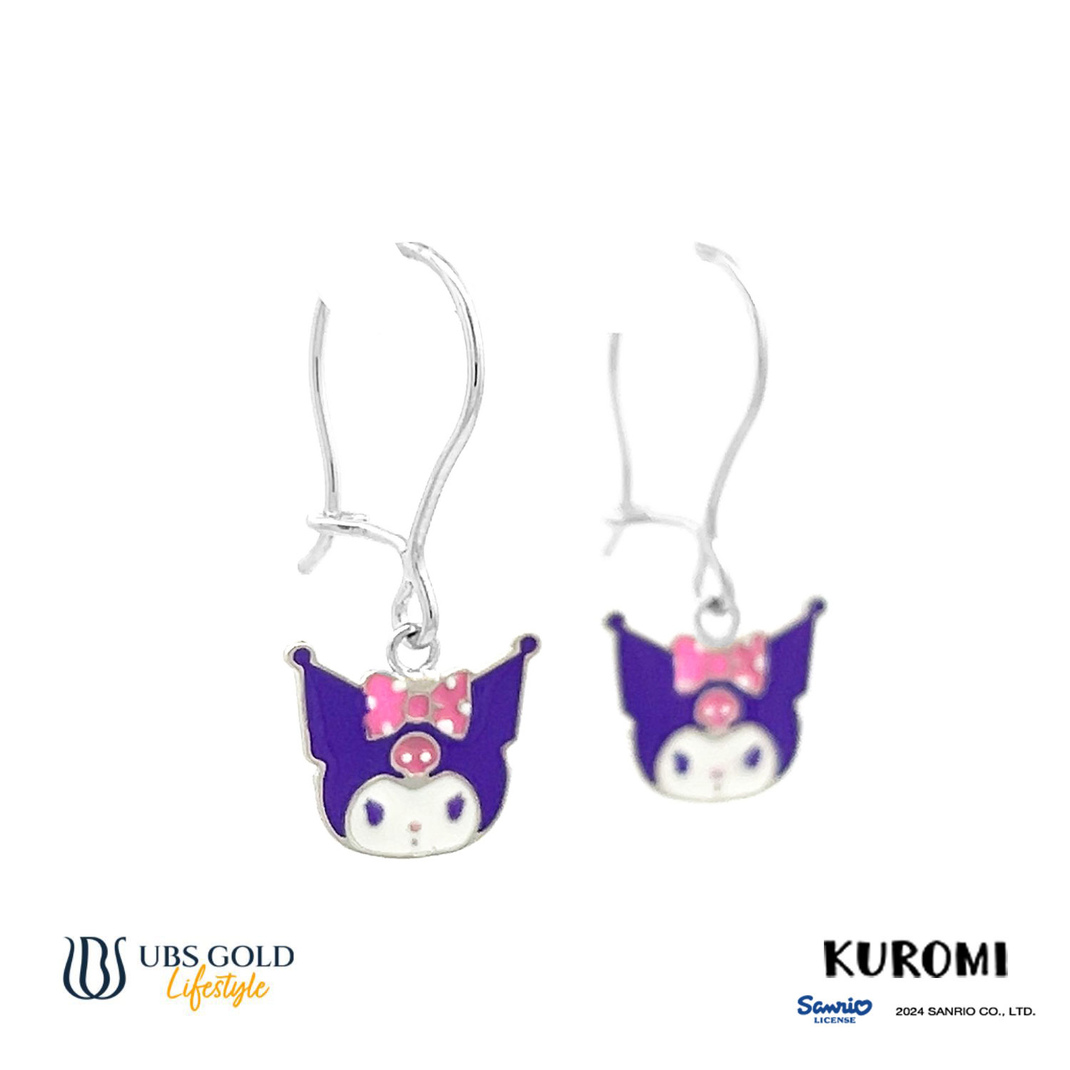 UBS Gold Anting Emas Anak Sanrio Kuromi - Aaz0039 - 17K