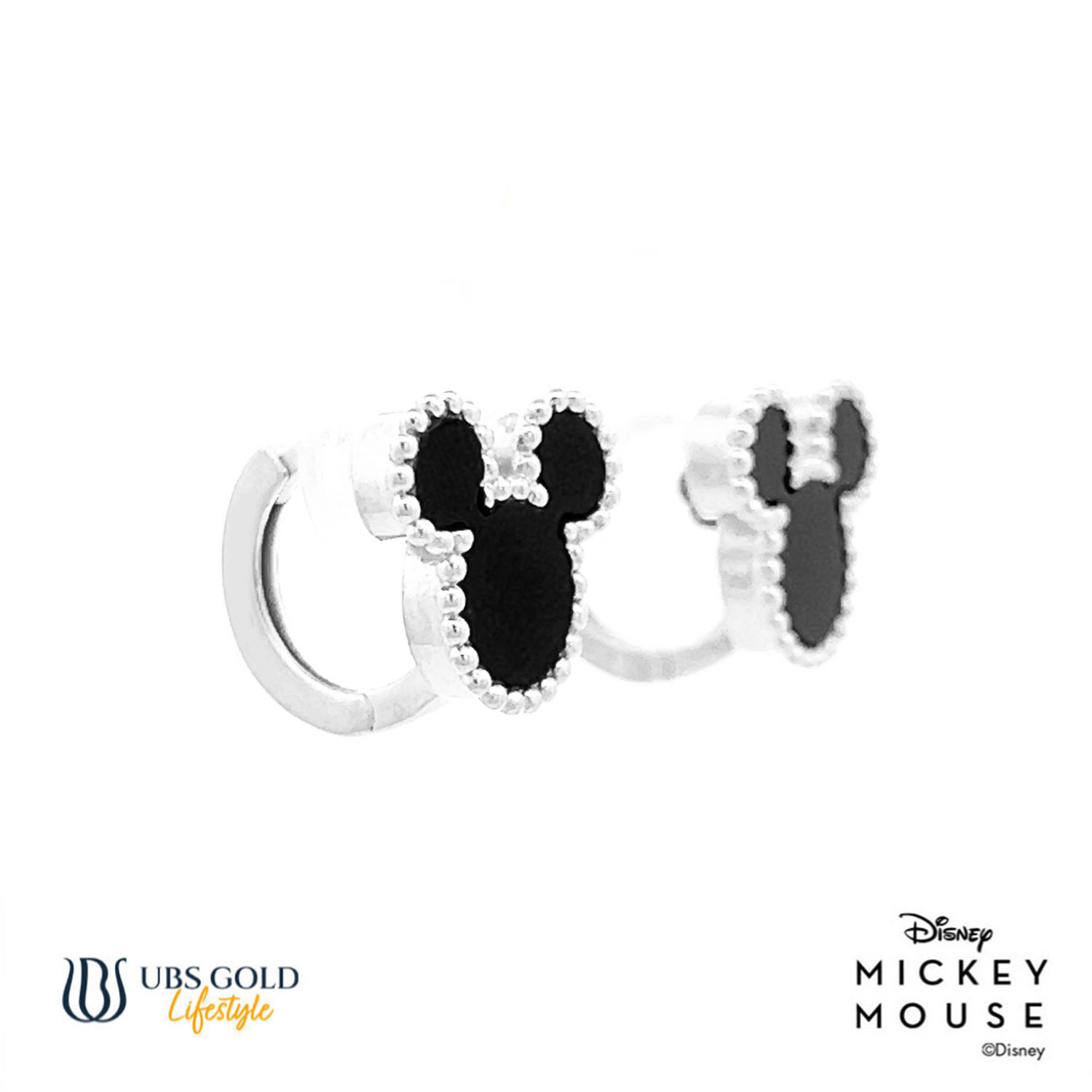 UBS Gold Anting Emas Disney Mickey Mouse - Cay0027 - 17K