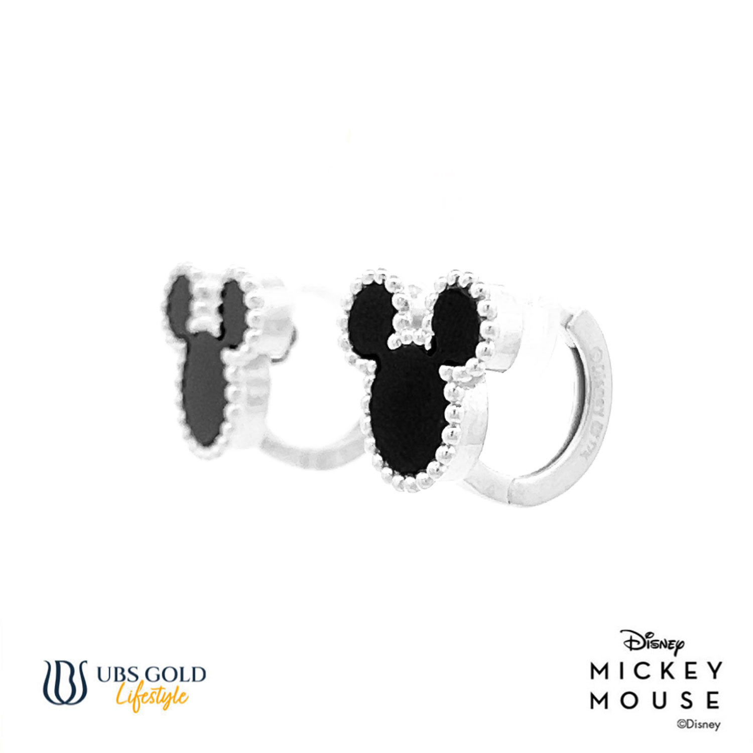 UBS Gold Anting Emas Disney Mickey Mouse - Cay0027 - 17K