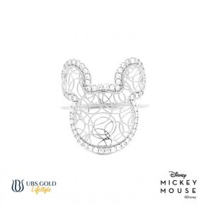 UBS Gold Cincin Emas Disney Mickey Mouse - Ccy0200 - 17K
