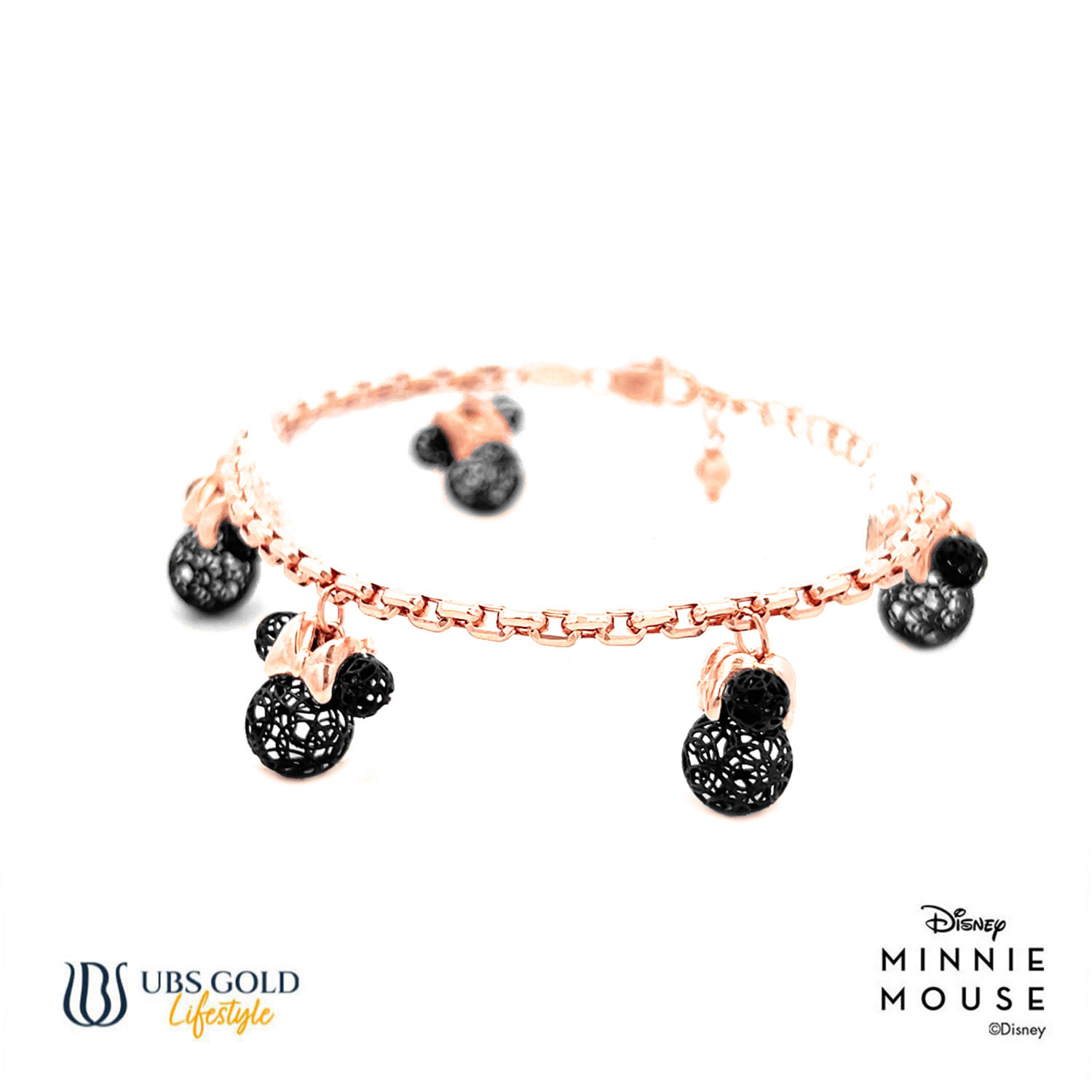 UBS Gold Gelang Emas Disney Minnie Mouse - Hgy0148B - 17K