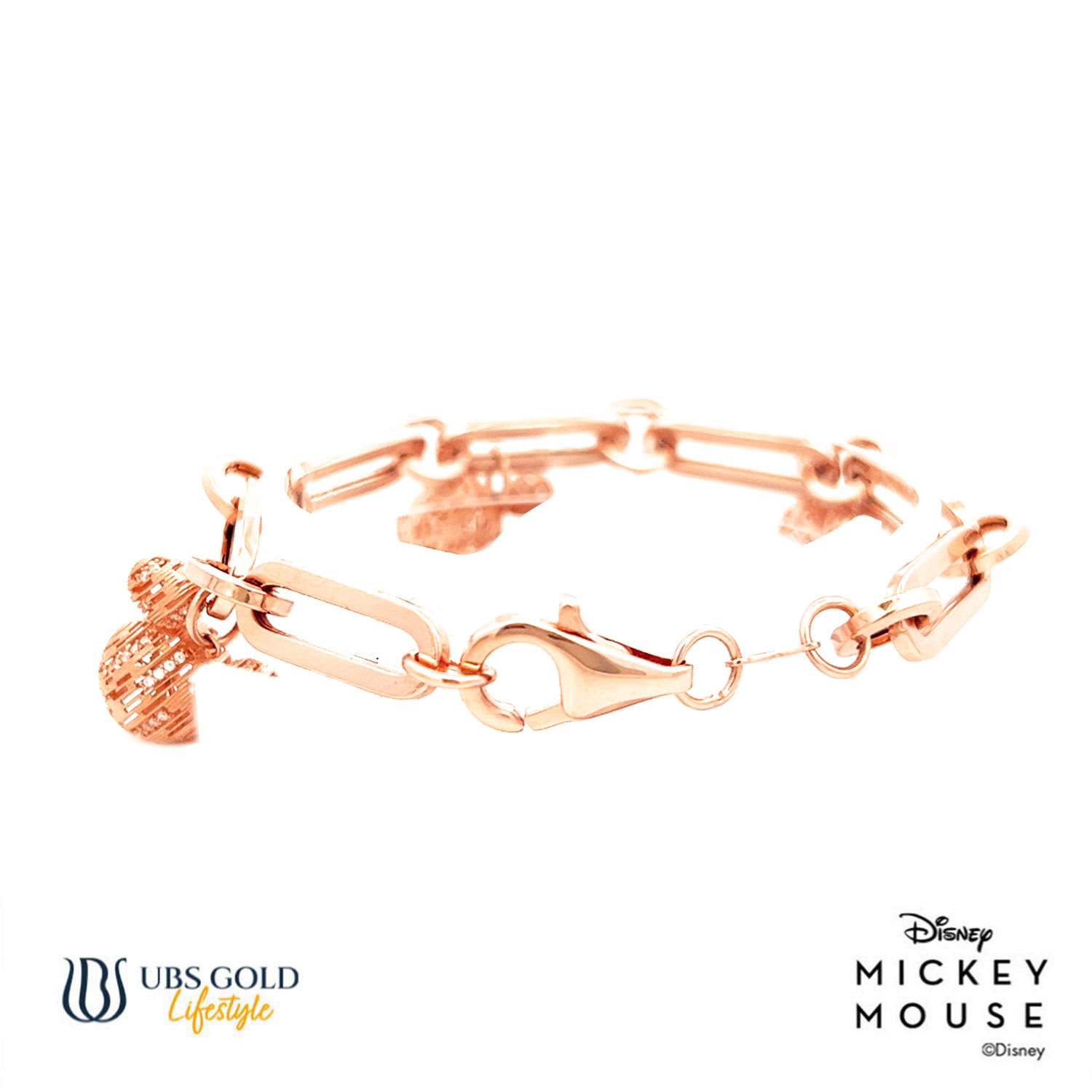 UBS Gold Gelang Emas Disney Mickey Mouse - Hgy0162 - 17K