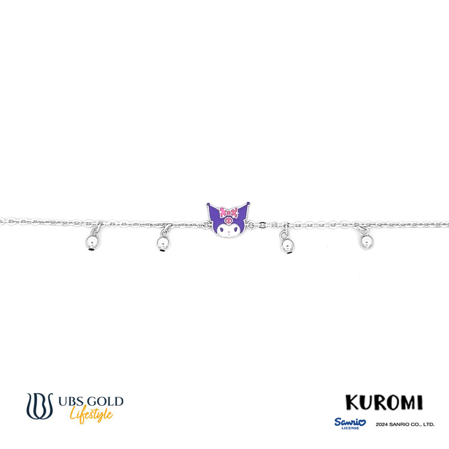 UBS Gold Gelang Emas Anak Sanrio Kuromi - Hgz0076 - 17K