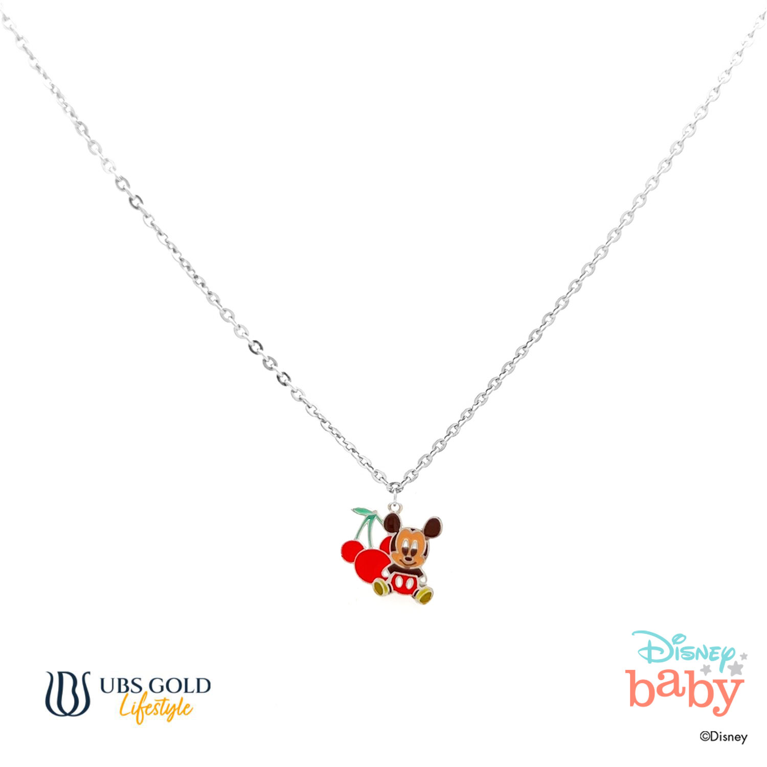UBS Gold Kalung Emas Anak Disney Mickey Mouse - Hky0179 - 17K