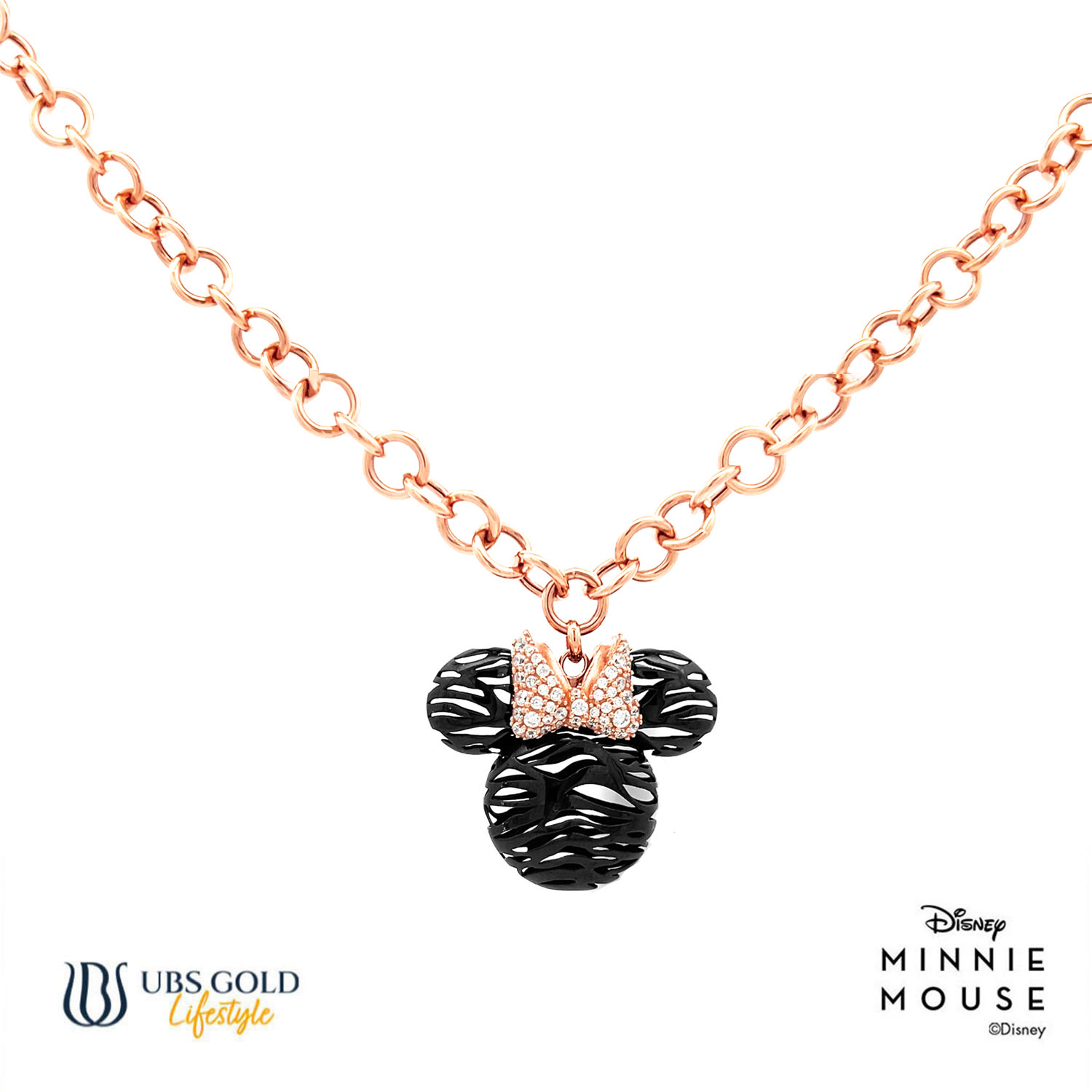UBS Gold Kalung Emas Disney Minnie Mouse - Hky0214 - 17K
