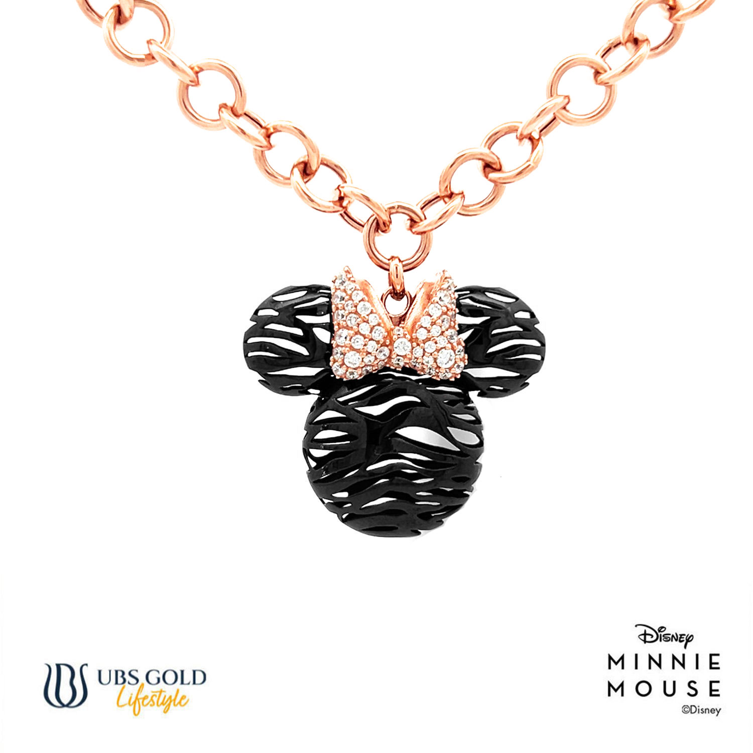 UBS Gold Kalung Emas Disney Minnie Mouse - Hky0214 - 17K