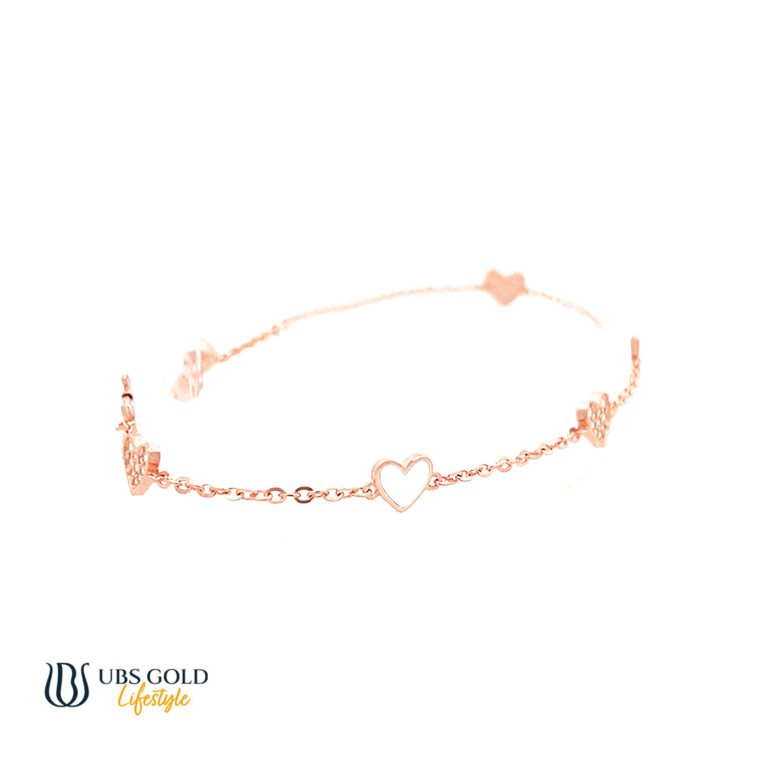 UBS Gold Gelang Emas Millie Molly - KGV7007 - 17K