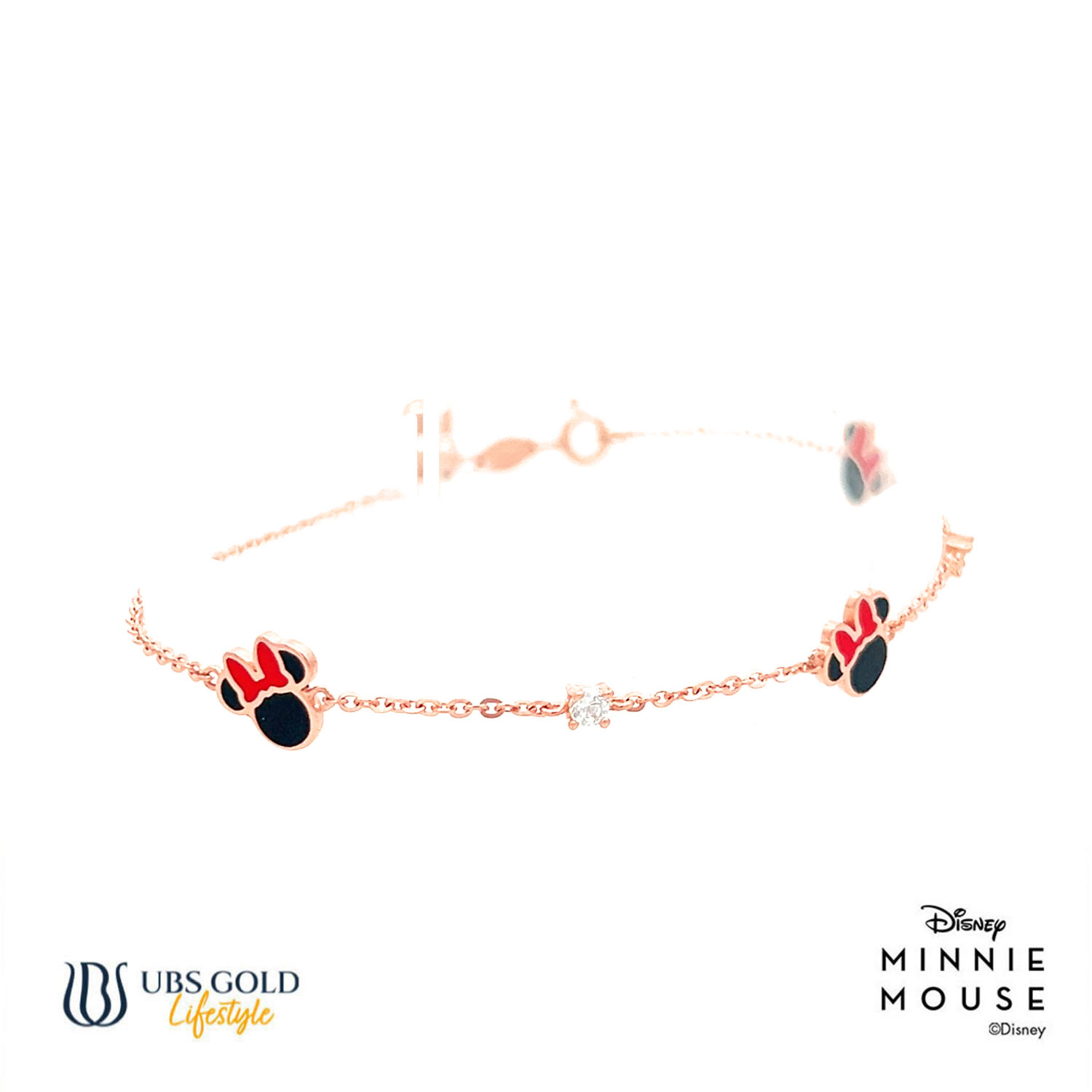 UBS Gold Gelang Emas Disney Minnie Mouse - Kgy0116 - 17K