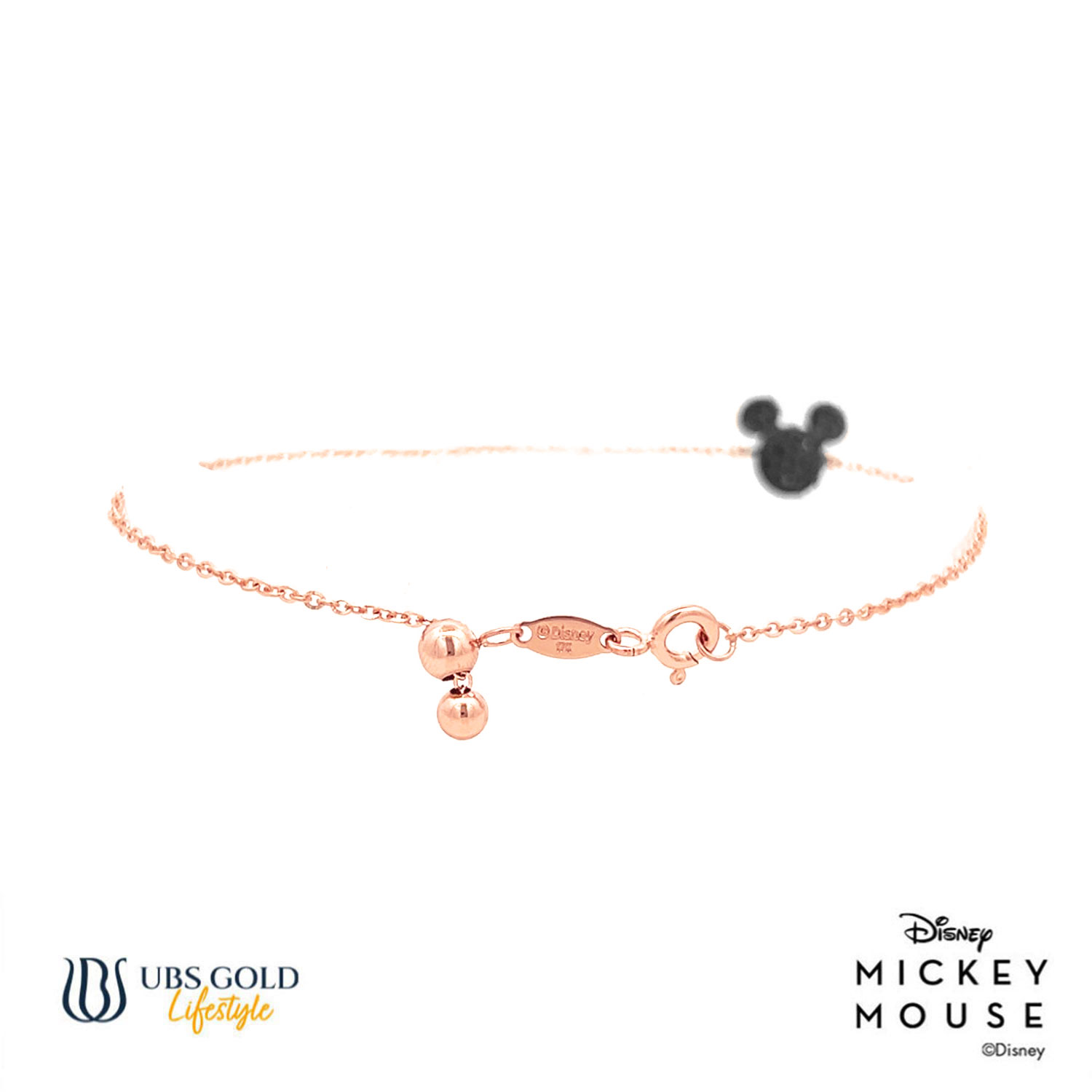 UBS Gold Gelang Emas Disney Mickey Mouse - Kgy0117 - 17K