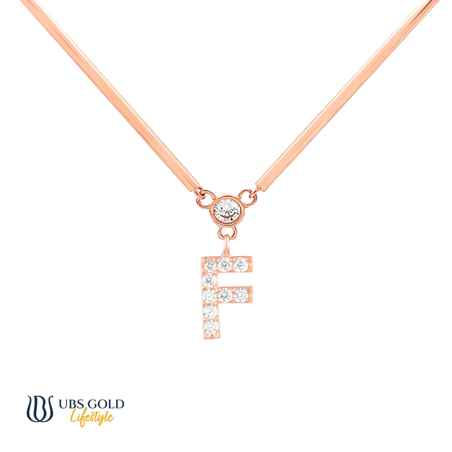 UBS Gold Kalung Emas Alpha Tube F - Kkv15170 - 17K