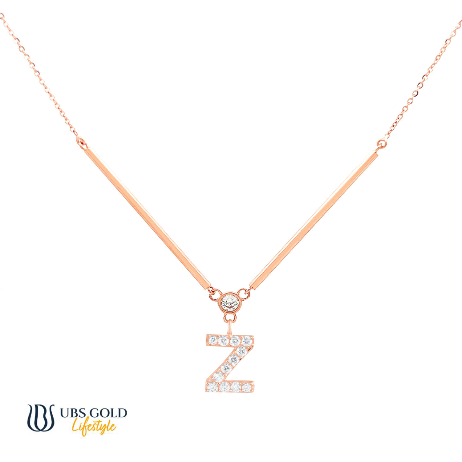 UBS Gold Kalung Emas Alpha Tube Z - Kkv15190 - 17K