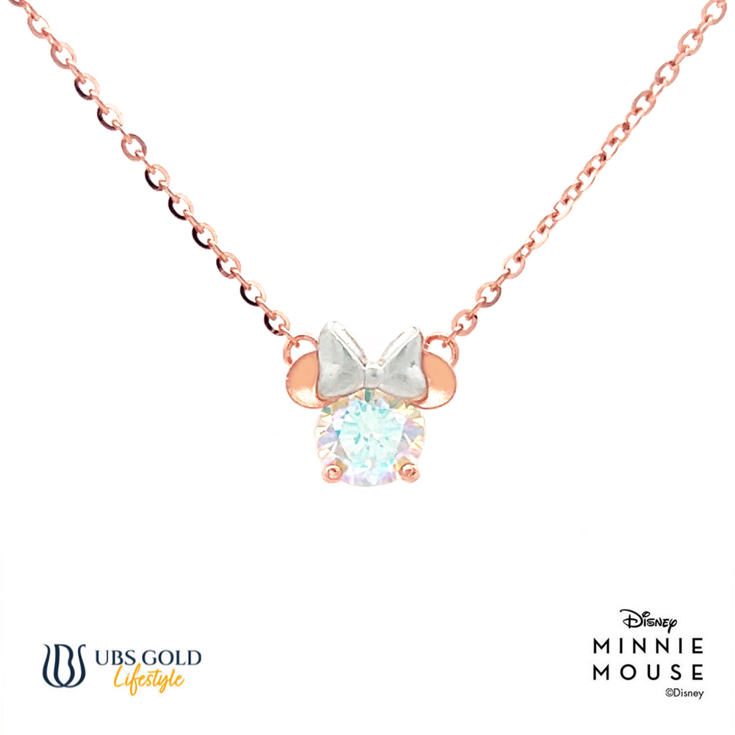 UBS Gold Kalung Emas Disney Aurora Minnie Mouse - Kky0223 - 17K