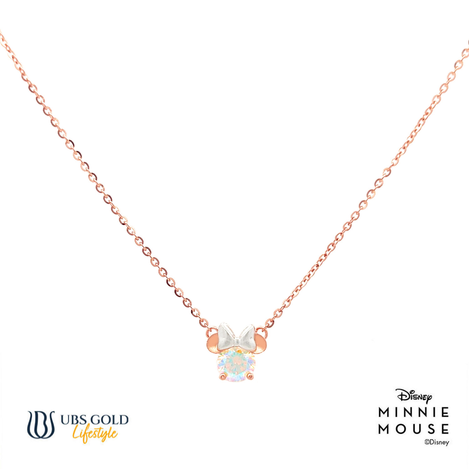 UBS Gold Kalung Emas Disney Aurora Minnie Mouse - Kky0223 - 17K